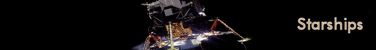 Detailed starship bridge with crew stations for captain, pilot, and communications officers