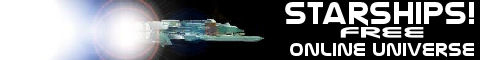 Starships RPG banner showing spacecraft fleet in deep space